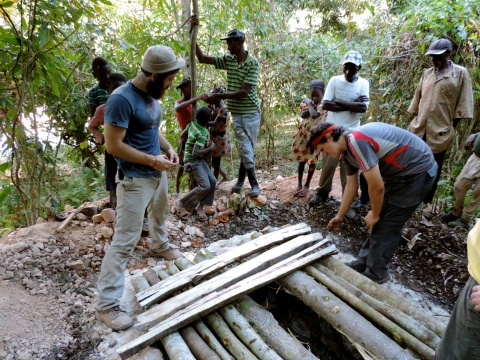 Pathfinders Project: Building latrines in Haiti